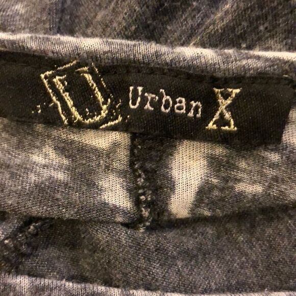 Urban X Bleached Grey Short-Sleeve Pocket Shirt - Picture 8 of 8